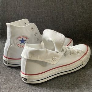 Converse Chuck Taylor All Star high tops in white